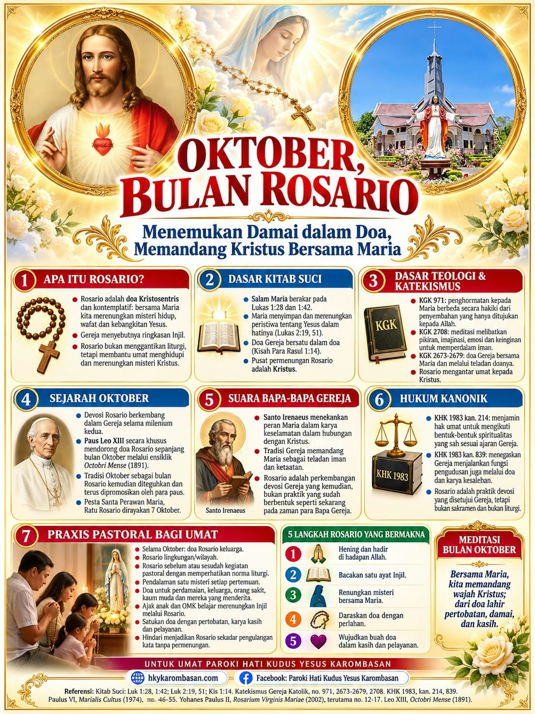 Oktober: Menemukan Damai Bersama Maria