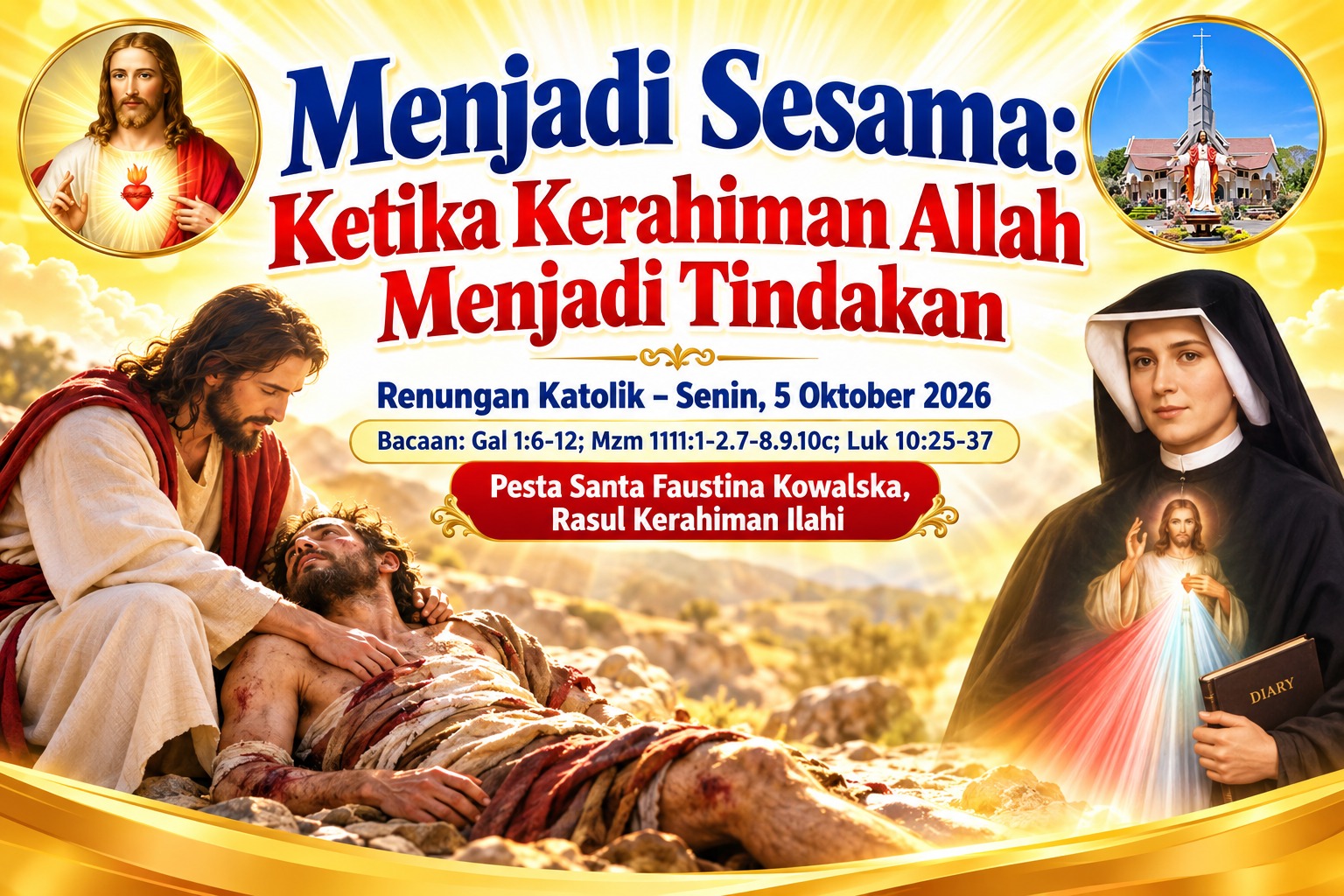 Menjadi Sesama: Ketika Kerahiman Allah Menjadi Tindakan