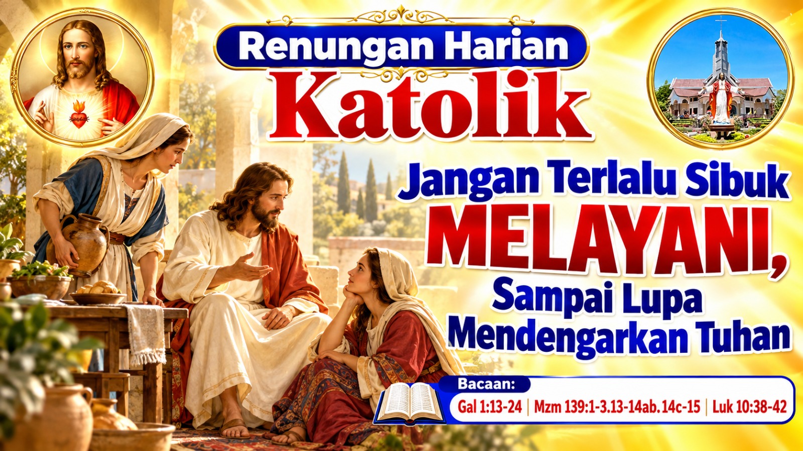 Jangan Terlalu Sibuk Melayani, Sampai Lupa Mendengarkan Tuhan