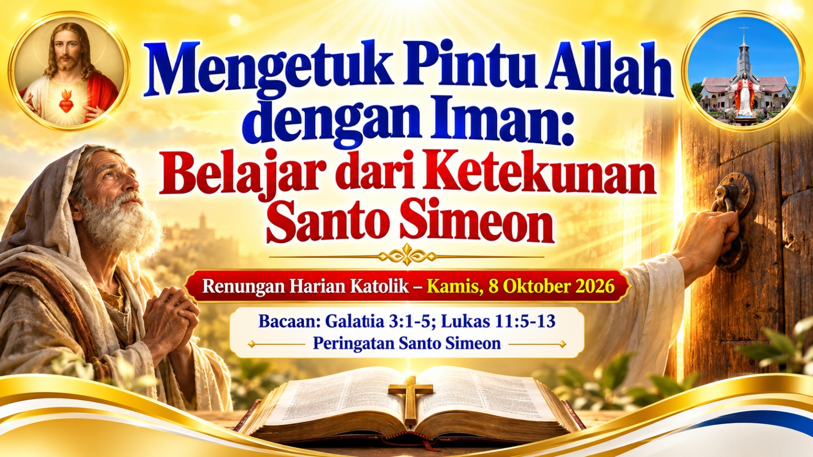 Mengetuk Pintu Allah dengan Iman: Belajar dari Ketekunan Santo Simeon