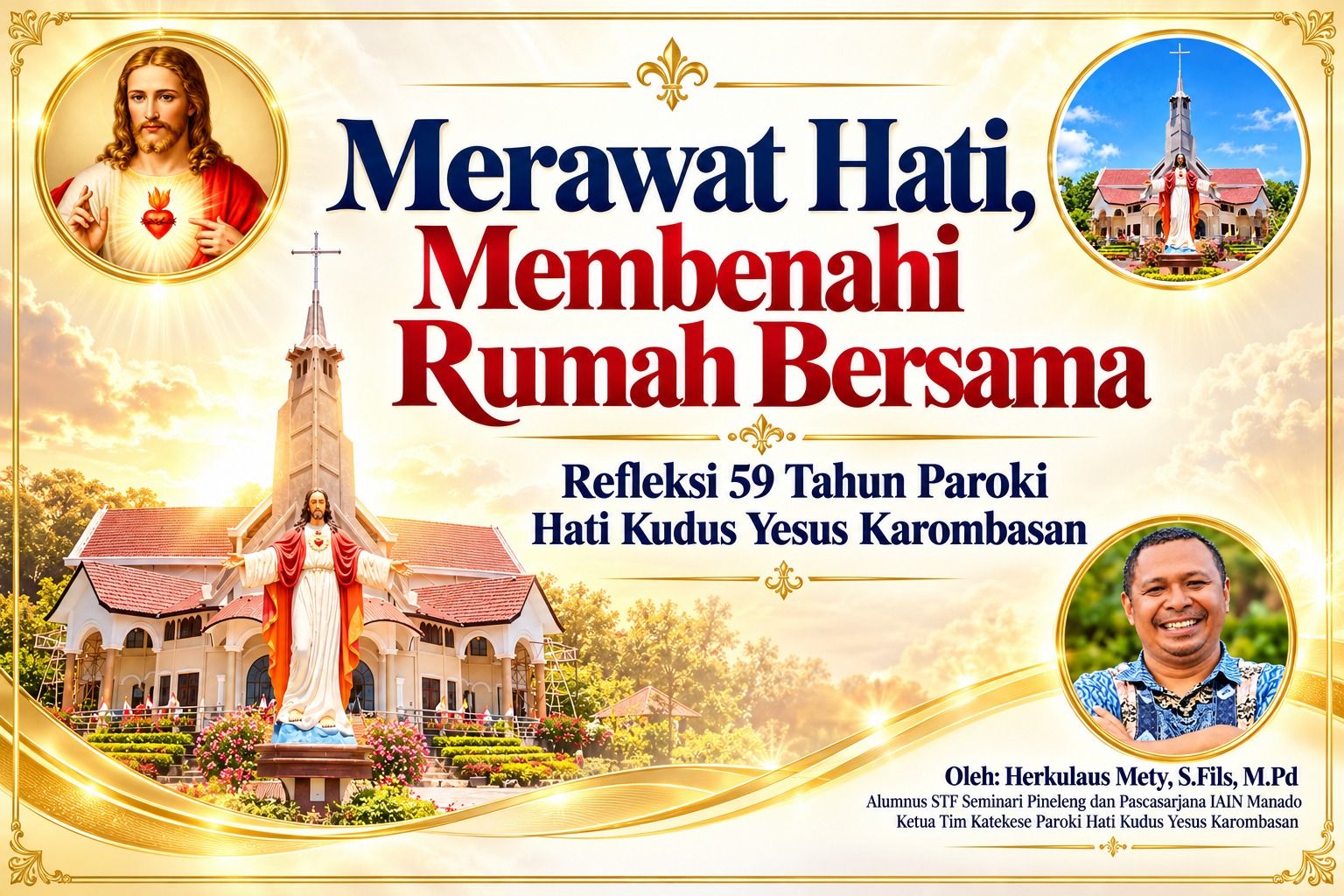Merawat Hati, Membenahi Rumah Bersama: Refleksi 59 Tahun Paroki Hati Kudus Yesus Karombasan